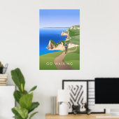 Go Walking Travel Poster ポスター (ホームオフィス)