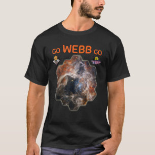 GO WEBB GO WEBB宇宙望遠鏡新タランチュラN Tシャツ
