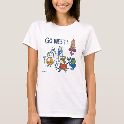 Go West! 西遊記 Tシャツ (正面)