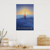 Go Windsurfing Travel Poster ポスター (キッチン)