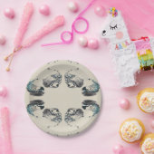 Go With the Flow - Acrylic Pouring ペーパープレート (パーティー)