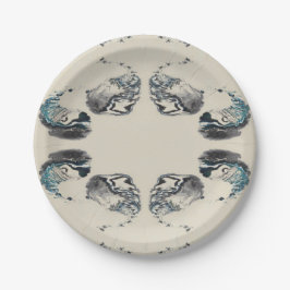 Go With the Flow - Acrylic Pouring ペーパープレート