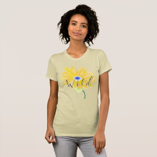 Go Yellow Flower Wild Tシャツ (正面フル)
