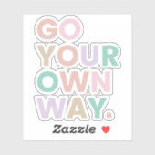 Go Your Own Way シール (シート)
