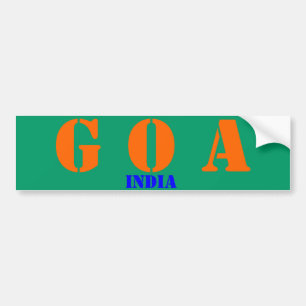 Goaインドのバンパーステッカー バンパーステッカー