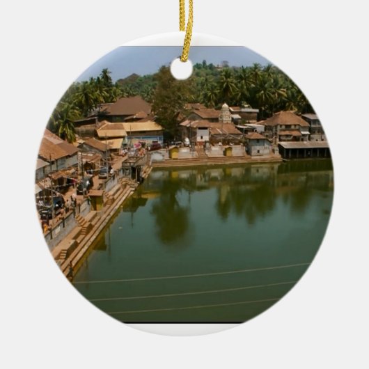 GOAインドアジア セラミックオーナメント (正面)