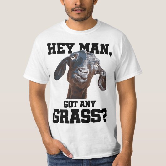 Goa for Goat Lovers Farm Apparel Meme Pun Funny Go Tシャツ (正面)