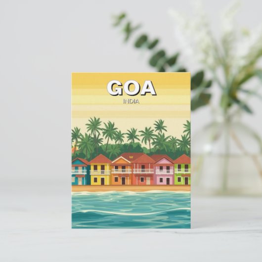Goa India ポストカード (スタンド正面)