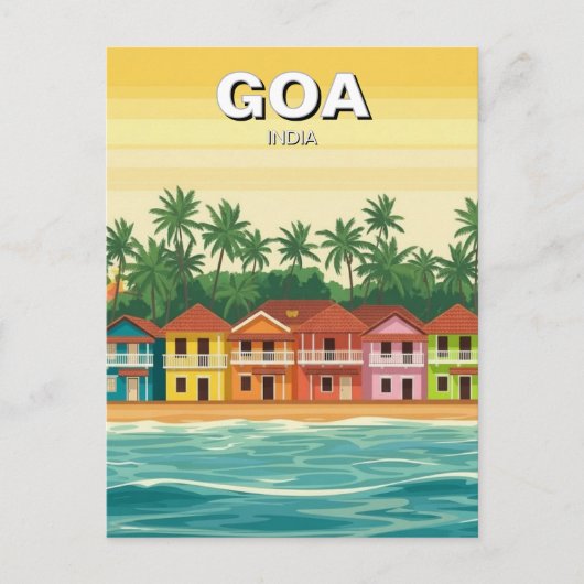 Goa India ポストカード (正面)