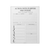 Goal Achiever's Masterplan: Action Plan Notepad ノートパッド (回転)