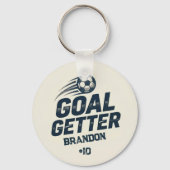 Goal Getter Distressed Player Name & Number キーホルダー (正面)