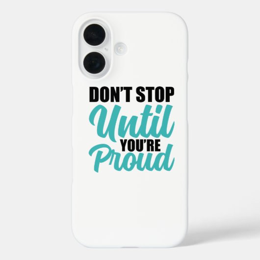 Goal-Oriented Achievement Quote Case-Mate iPhoneケース (裏面)