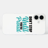 Goal-Oriented Achievement Quote Case-Mate iPhoneケース (裏面 (横))