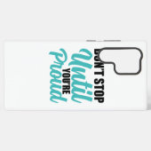 Goal-Oriented Achievement Quote Samsung Galaxyケース (裏面横)