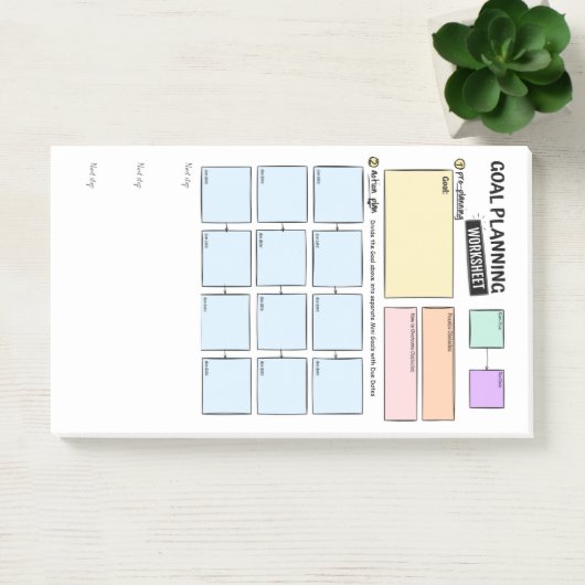 Goal planning for ADHD Post-It Notes ポストイット (オフィス)