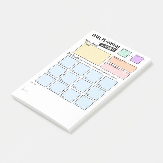 Goal planning Post-It Notes ポストイット (アングル)