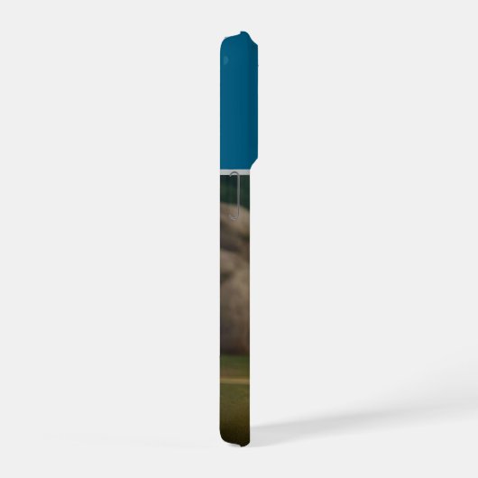 "Goal-Scoring Capybara: The Ultimate Soccer Star!" iPhoneケース (右側面)