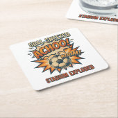 Goal Sneezed Stadium Exploded スクエアペーパーコースター (アングル)