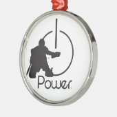 Goalie メタルオーナメント (左)