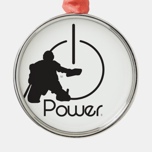 Goalie メタルオーナメント (正面)