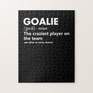 Goalie Goalkeeper定義サッカーホッケー ジグソーパズル