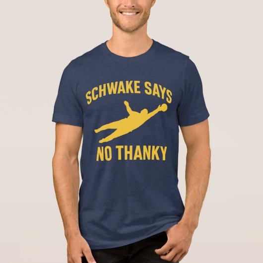 Goalie Save! トライブレンドTシャツ (正面)