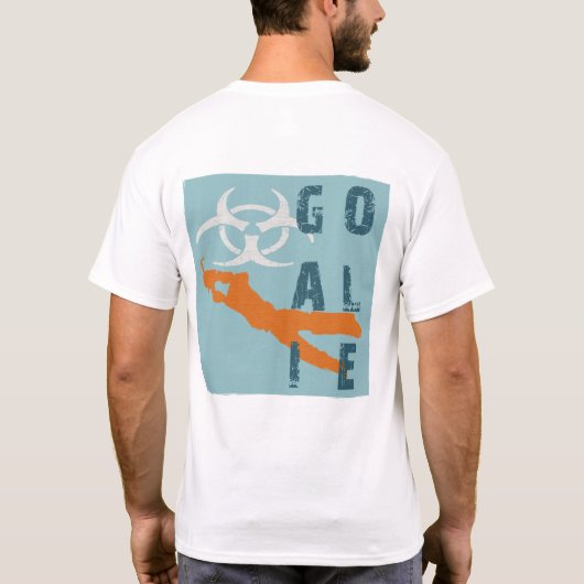 Goalie vest tシャツ (裏面)