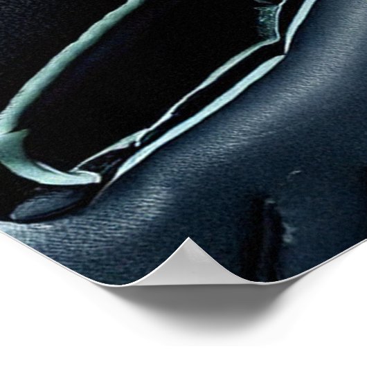 Goalkeeper Gloves Dark Dramatic Close Up ポスター (角)