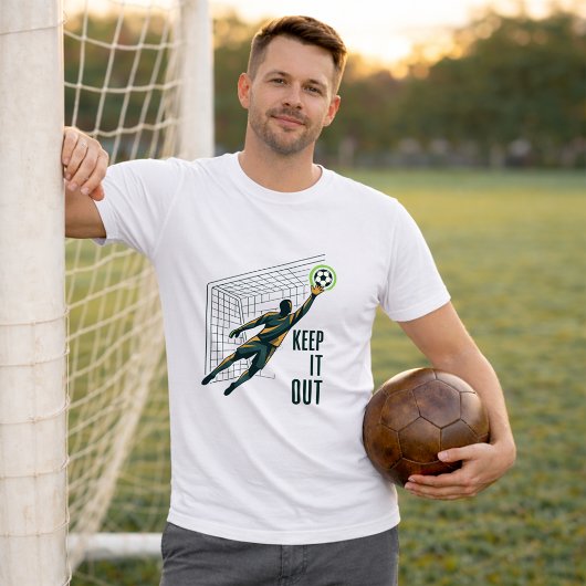 Goalkeeper Keep It Out Tシャツ