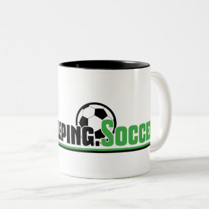Goalkeing.サッカーコーヒーマグ ツートーンマグカップ