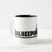 Goalkeing.サッカーコーヒーマグ ツートーンマグカップ (正面左)