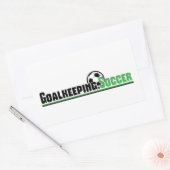 Goalkeing.Soccerシール 長方形シール (封筒)
