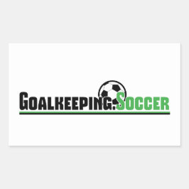 Goalkeing.Soccerシール 長方形シール