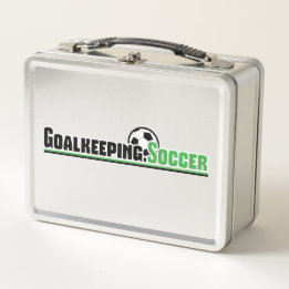 Goalkeing.Soccer Lunch Box メタルランチボックス