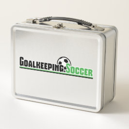 Goalkeing.Soccer Lunch Box メタルランチボックス