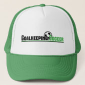 Goalkeing.Soccer Trucker Hat キャップ (正面)