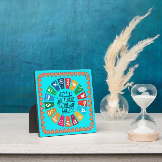 Goals Executive Desk Sign - ESG Office Motivator フォトプラーク (インサイチュ)