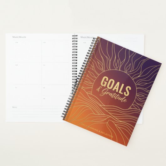 Goals & Gratitude Planner プランナー手帳 (ディスプレー)