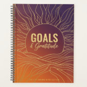 Goals & Gratitude Planner プランナー手帳 (正面)