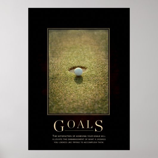 Goals Motivational Parody Poster ポスター (正面)