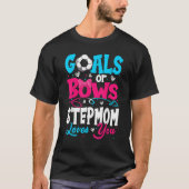 Goals Or Bow Keeper Of Gender Stepmom Loves You Re Tシャツ (正面)