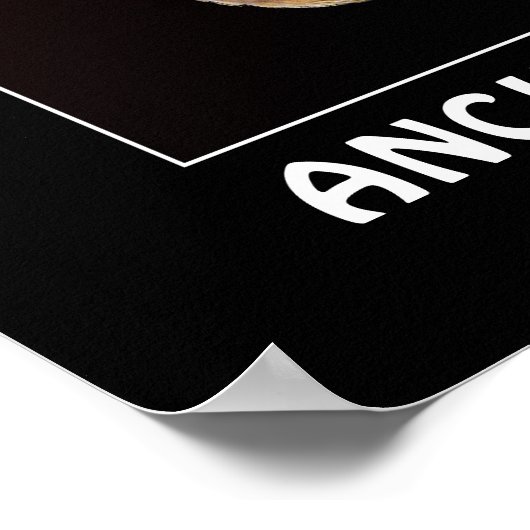 GOANNAオーストラリア先住民スタイルアートポスター ポスター (角)