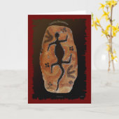 GOANNA DREAMTIMEノートカード カード (黄色い花)