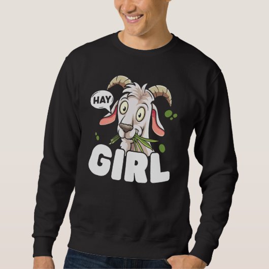 Goat  Animal Farmer Goat Lady Rancher Farming 1 スウェットシャツ (正面)
