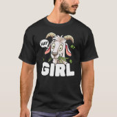 Goat  Animal Farmer Goat Lady Rancher Farming 1 Tシャツ (正面)