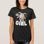 Goat  Animal Farmer Goat Lady Rancher Farming 1 Tシャツ (正面)