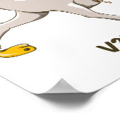 Goat at a climbing gym ポスター (角)