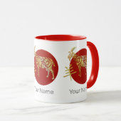 Goat Chinese Zodiac Horoscope Constellation Sign マグカップ (正面右)