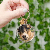 Goat Cute Keychain – Adorable Design Key Ring Gift キーホルダー (手)