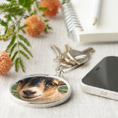 Goat Cute Keychain – Adorable Design Key Ring Gift キーホルダー (側面)